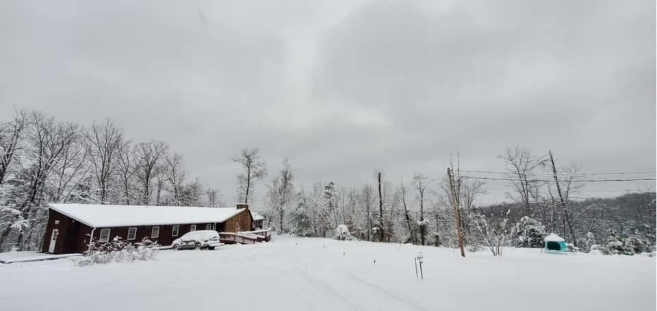 Pinecrest in winter snow